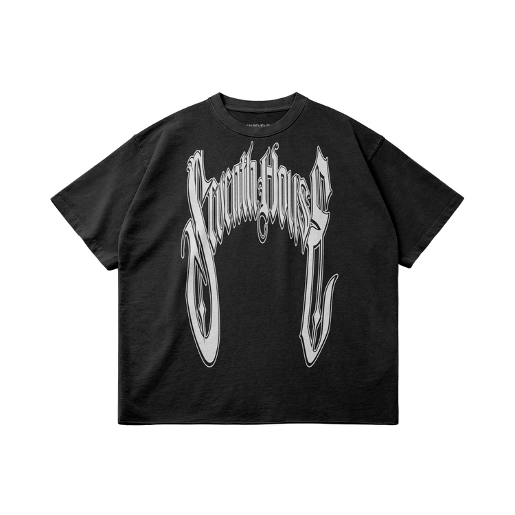 Wild Seventh House Faded Raw Hem T-shirt - Seventh House
