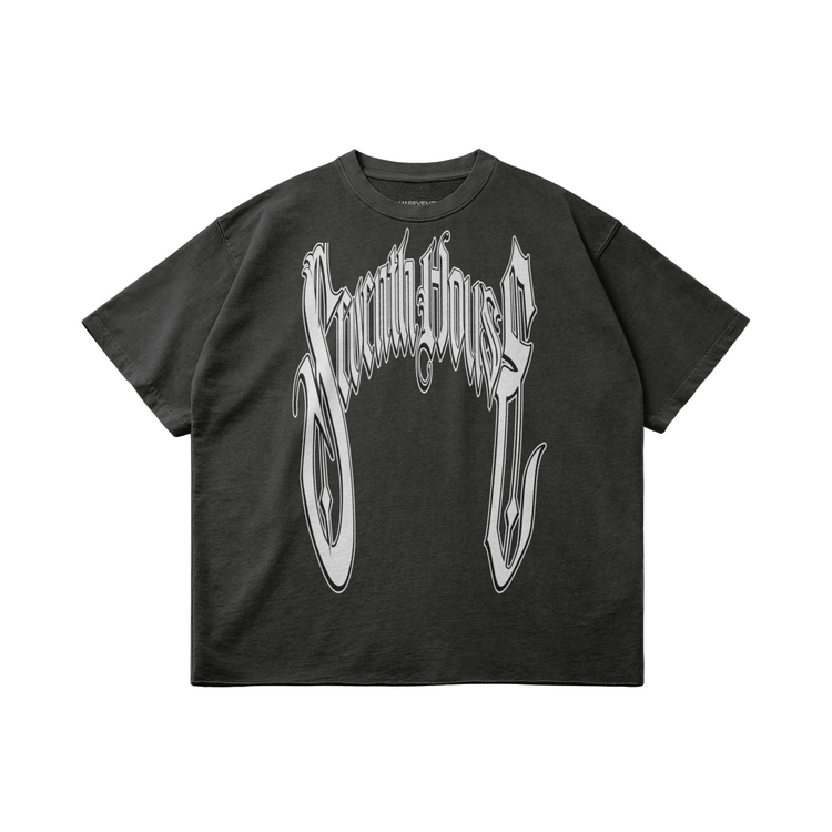 Wild Seventh House Faded Raw Hem T-shirt - Seventh House