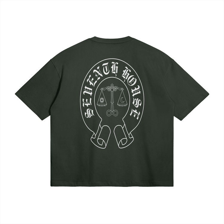 Seventh House Scale Logo Boxy T-shirt - Seventh House