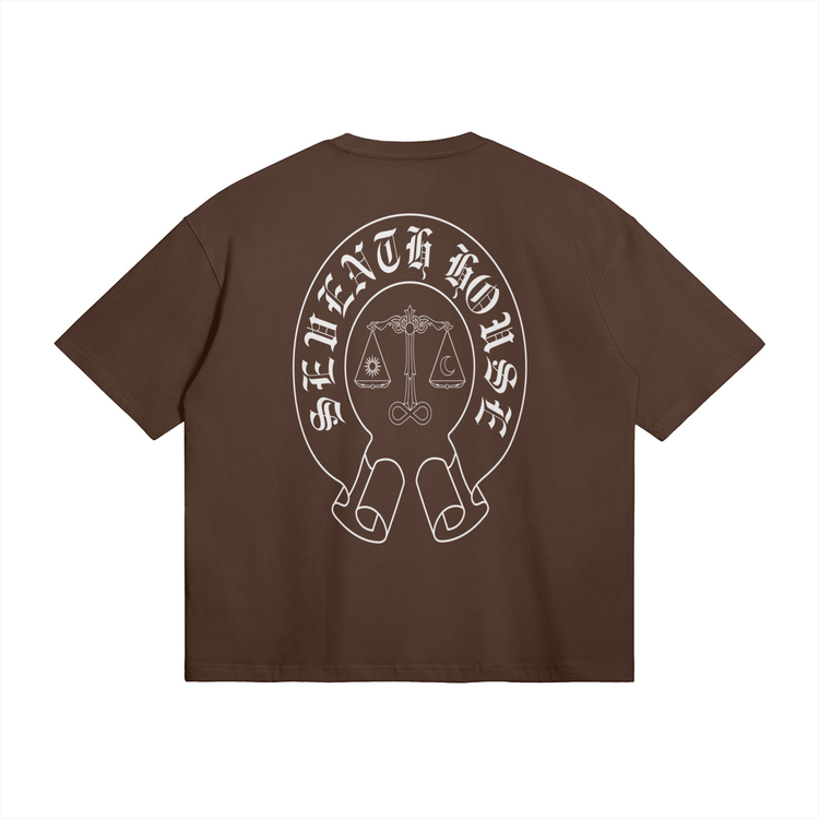 Seventh House Scale Logo Boxy T-shirt - Seventh House