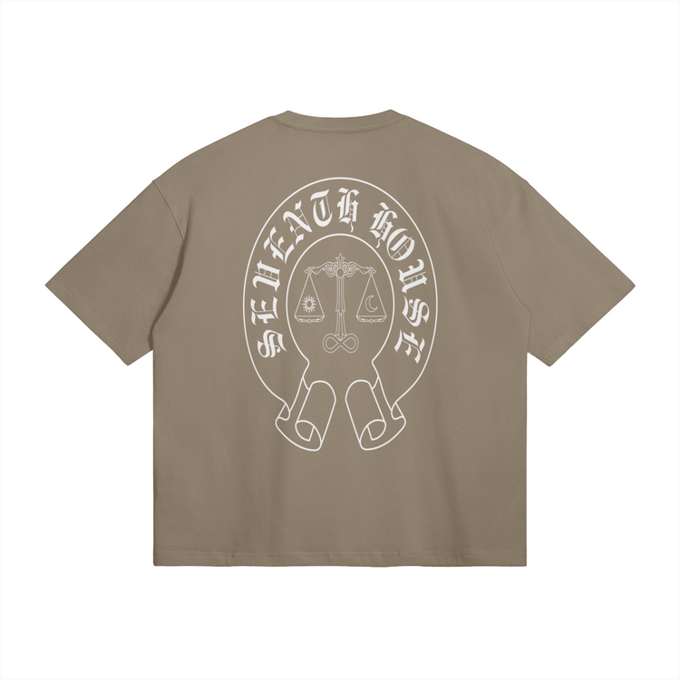 Seventh House Scale Logo Boxy T-shirt - Seventh House