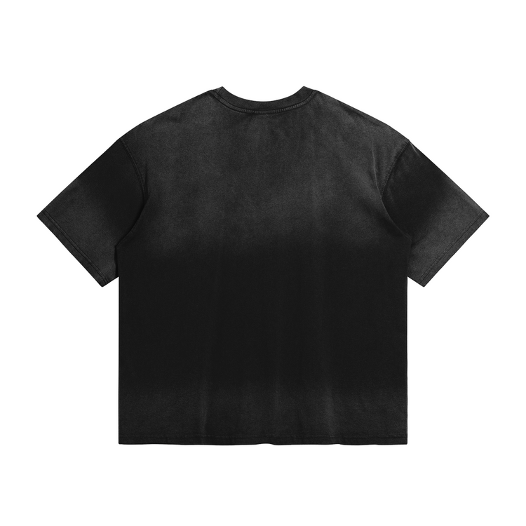 Astro Star Boxy Tie-dyed T-shirt - Seventh House