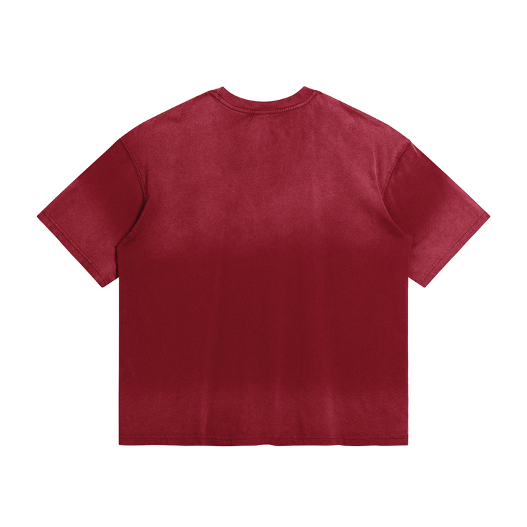 Astro Star Boxy Tie-dyed T-shirt - Seventh House
