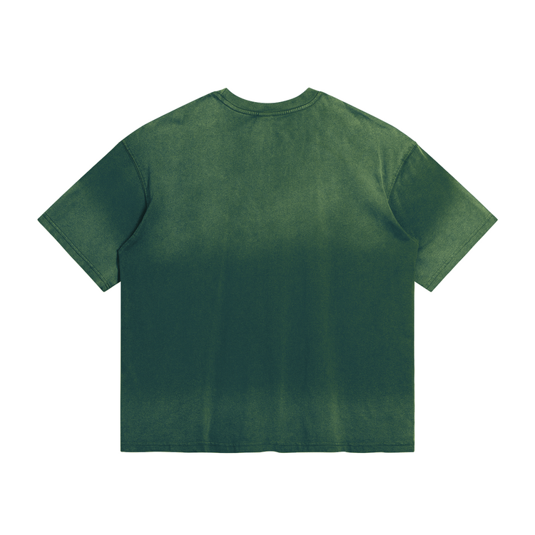 Astro Star Boxy Tie-dyed T-shirt - Seventh House