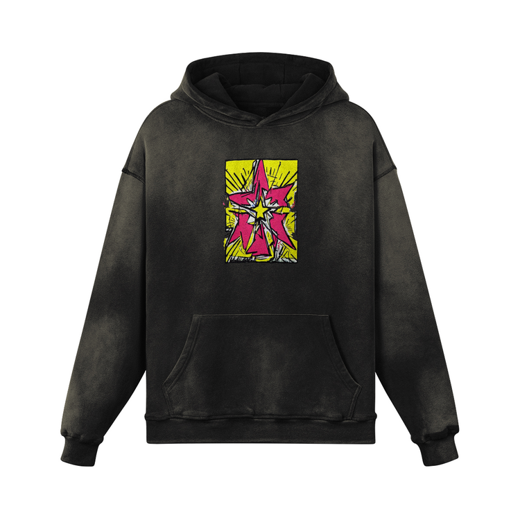 Astro Star Super Heavyweight Sun Faded Hoodie - Seventh House