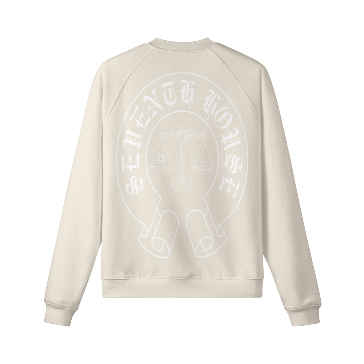 Seventh House Scale Logo Heavyweight Fleece-lined Sweatshirt - Seventh House