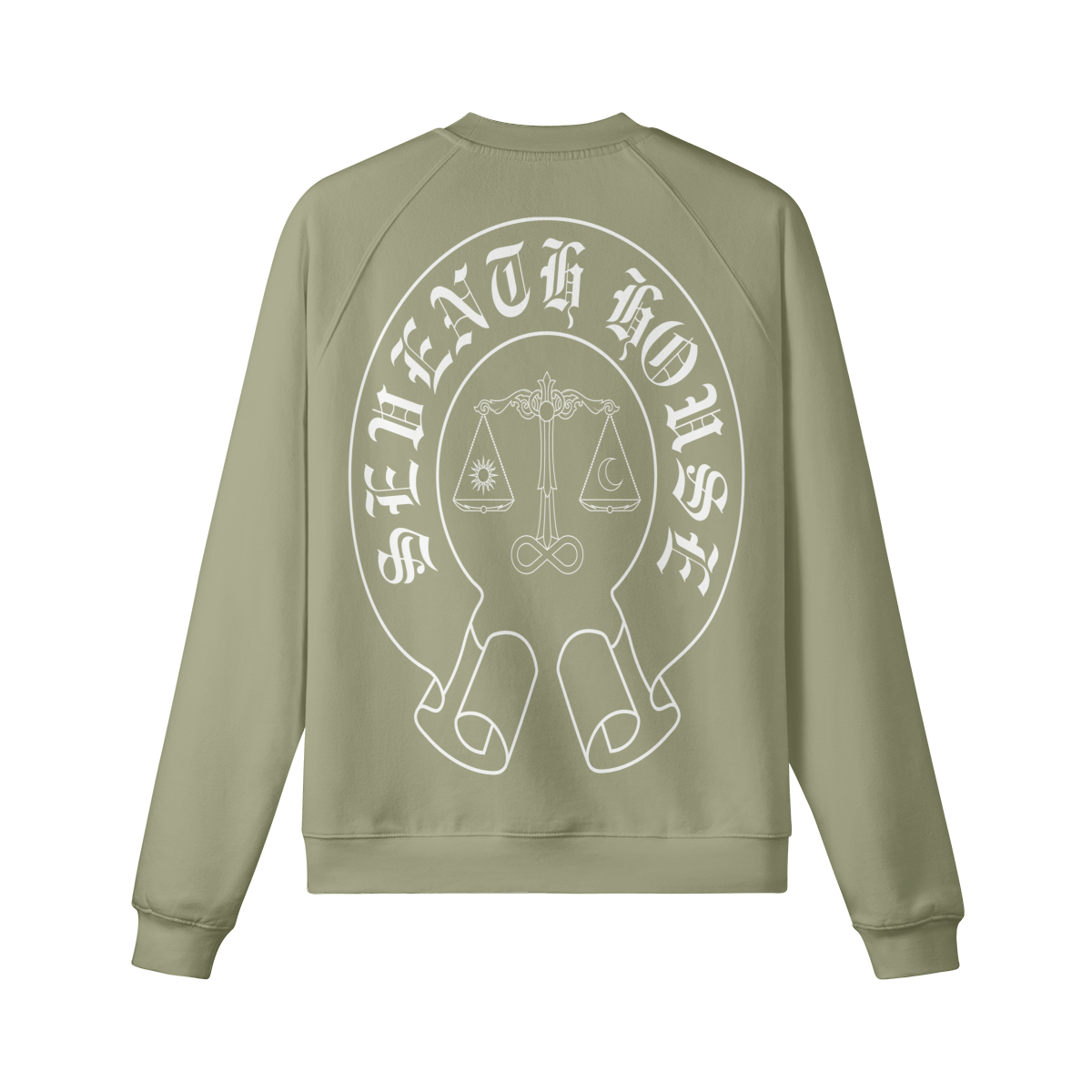 Seventh House Scale Logo Heavyweight Fleece-lined Sweatshirt - Seventh House