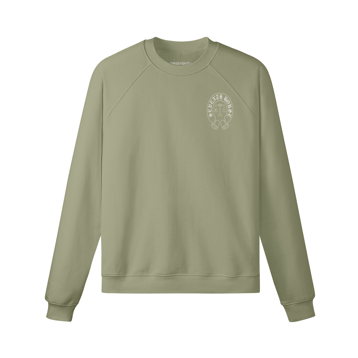 Seventh House Scale Logo Heavyweight Fleece-lined Sweatshirt - Seventh House