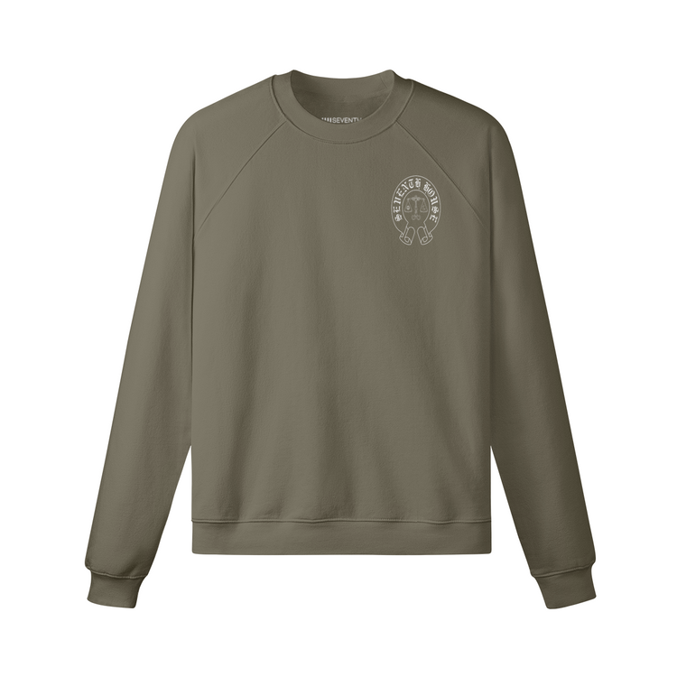 Seventh House Scale Logo Heavyweight Fleece-lined Sweatshirt - Seventh House