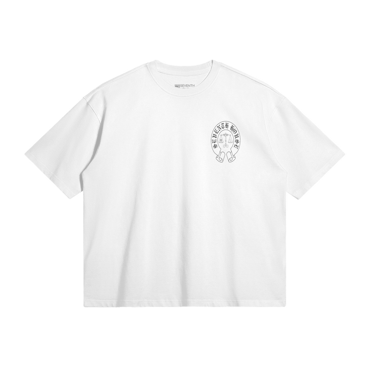 Rainbow Scale Boxy T-shirt - Seventh House