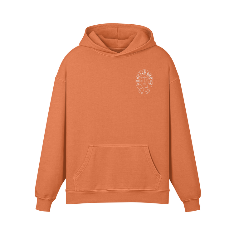 Rainbow Scale Super Heavyweight Oversized Retro Hoodie - Seventh House