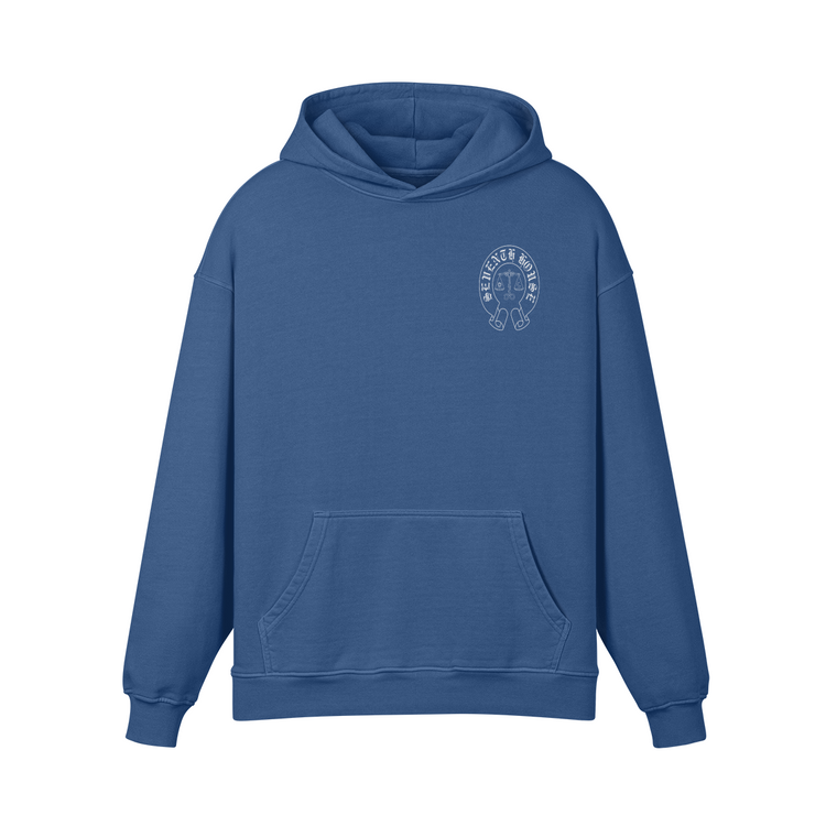 Rainbow Scale Super Heavyweight Oversized Retro Hoodie - Seventh House