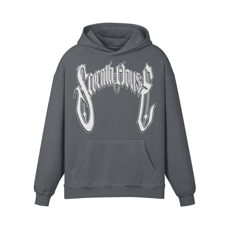 Seventh House Wild Super Heavyweight Oversized Retro Hoodie - Seventh House
