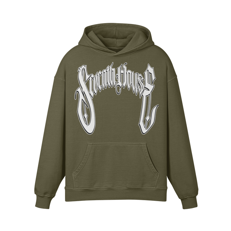 Seventh House Wild Super Heavyweight Oversized Retro Hoodie - Seventh House