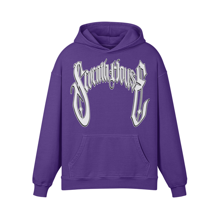 Seventh House Wild Super Heavyweight Oversized Retro Hoodie - Seventh House