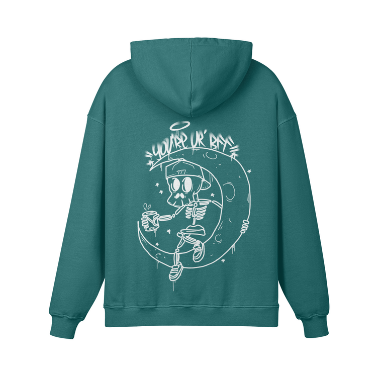 You're your Best Friend Super Heavyweight Oversized Retro Hoodie - Seventh House