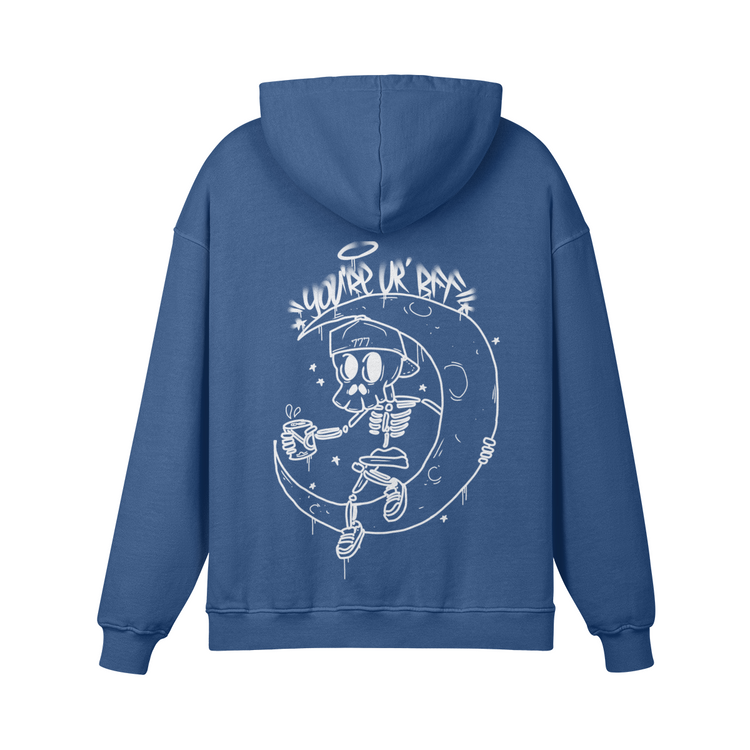 You're your Best Friend Super Heavyweight Oversized Retro Hoodie - Seventh House