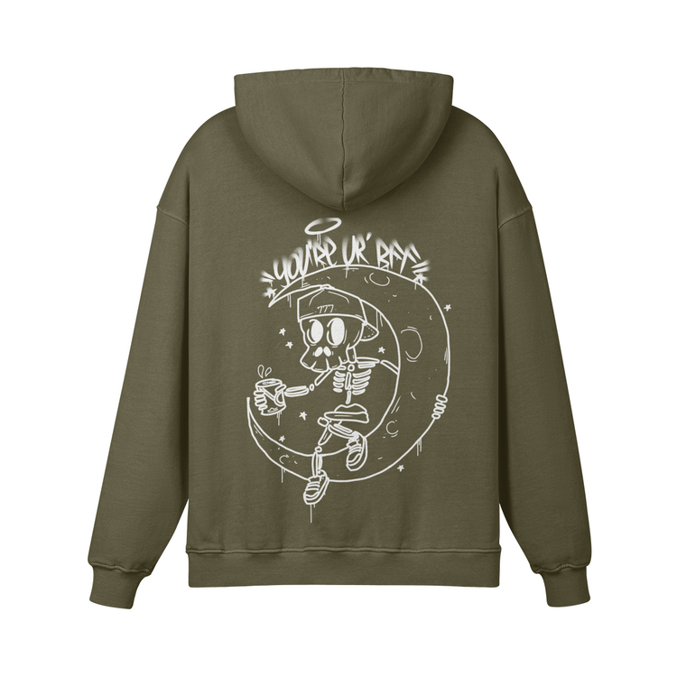 You're your Best Friend Super Heavyweight Oversized Retro Hoodie - Seventh House