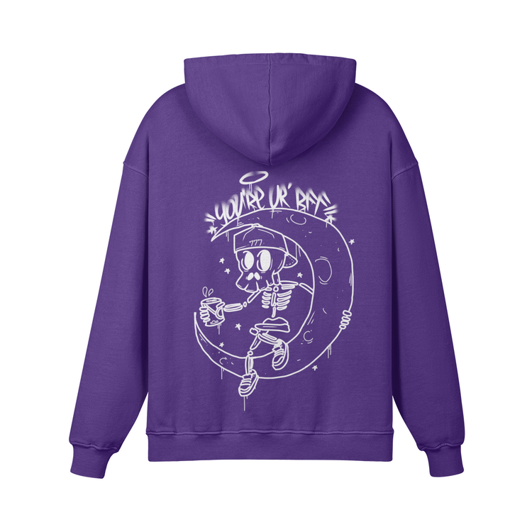 You're your Best Friend Super Heavyweight Oversized Retro Hoodie - Seventh House