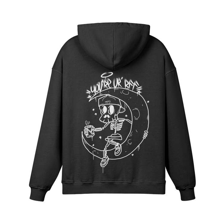 You're your Best Friend Super Heavyweight Oversized Retro Hoodie - Seventh House
