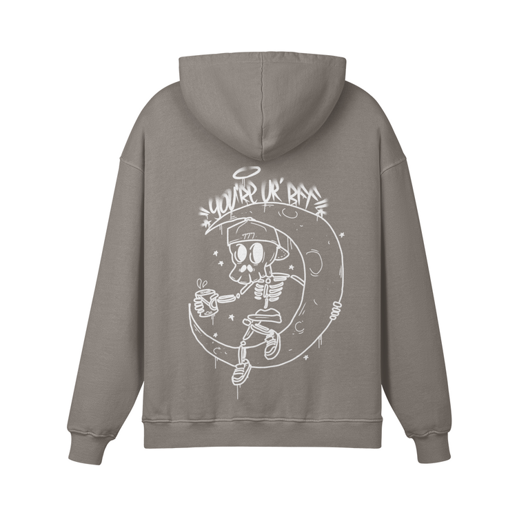 You're your Best Friend Super Heavyweight Oversized Retro Hoodie - Seventh House